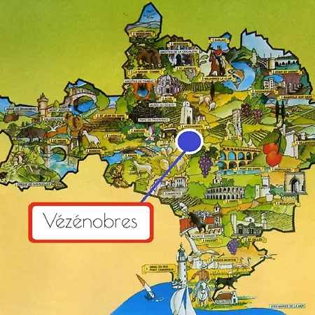 別荘 La Des Gardies Vézénobres